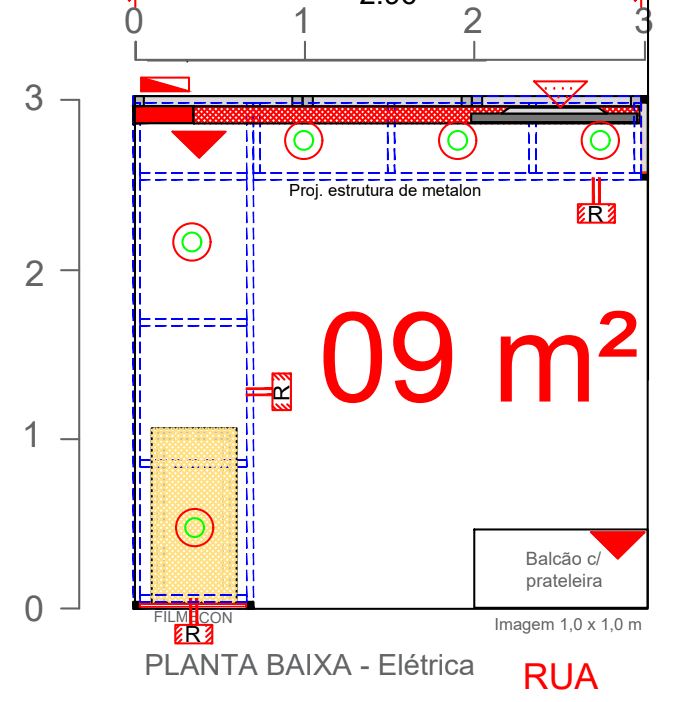 Planta — Entrada 9m²